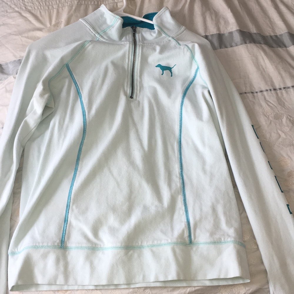 Light blue pink halfzip